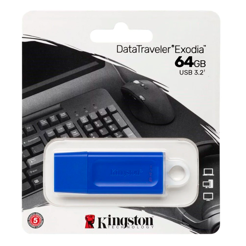 USB KT DT EXODIA 64GB 3.2 AZUL