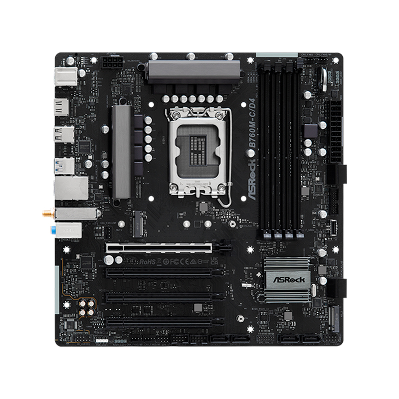MB AR B760M-C/D4 DDR4 BULK OEM