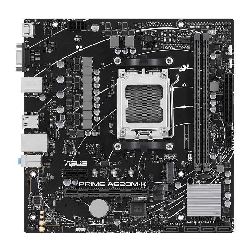 MB AS PRIME A620M-K S/V/L DDR5