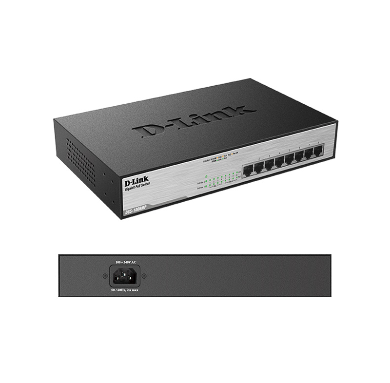 8-PORTS GIGA UNMANA SWI8 POE