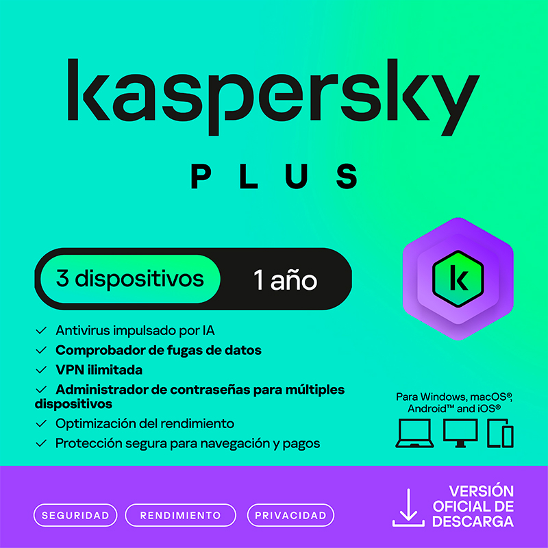 KASPERSKY PLUS LATAM 3-DVC